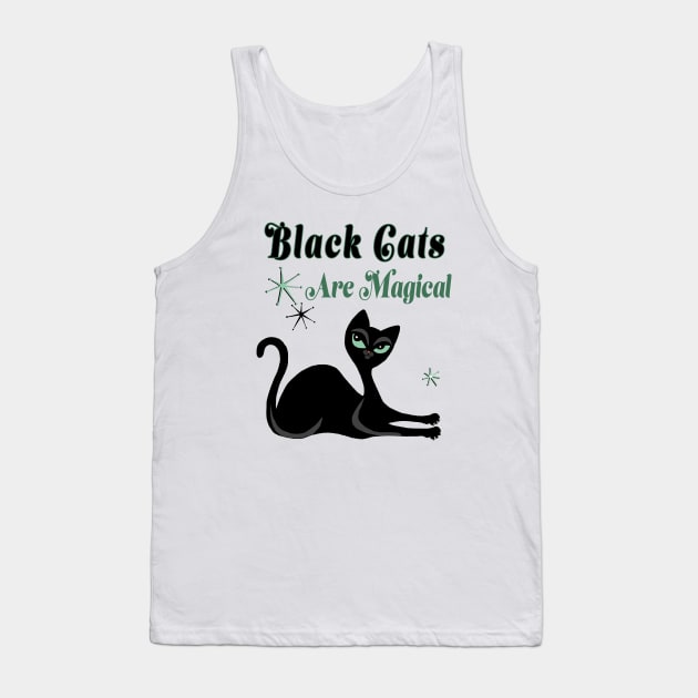 Black Cats Are Magical Shirt Tank Top by xenotransplant